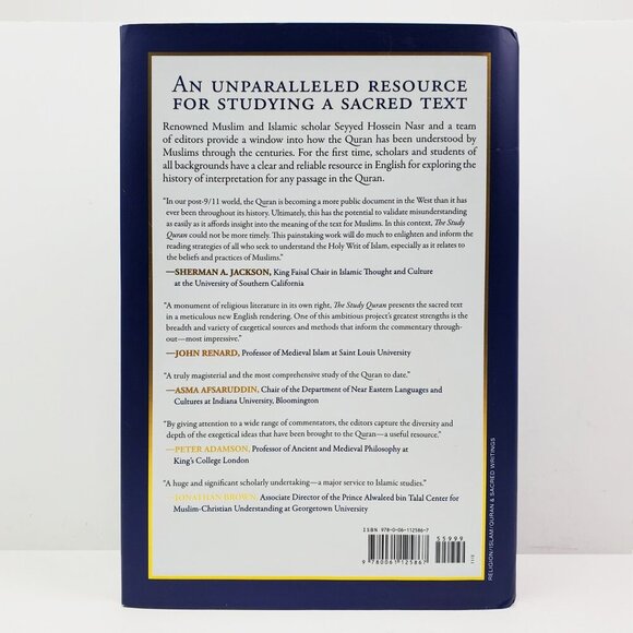 Study Quran Book New Translation Commentary Nasr Hardcover First Edition 2015 - Picture 3 of 11
